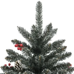 vidaXL kerstboom met standaard 240 cm PVC groen