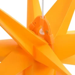 vidaXL Kerstlampen met LED's 3 st inklapbaar 100 cm geel New