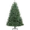 vidaXL Kunstkerstboom met scharnieren met standaard 120 cm groen Clearance