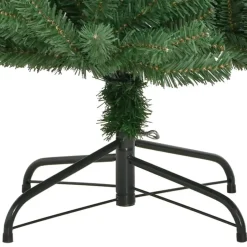 vidaXL Kunstkerstboom met scharnieren met standaard 120 cm groen Clearance