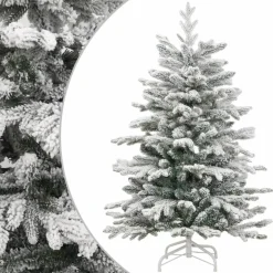 vidaXL Kunstkerstboom met scharnieren en sneeuw 180 cm Online
