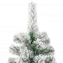 vidaXL Kunstkerstboom met scharnieren en sneeuw 240 cm Outlet