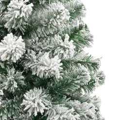 vidaXL Kunstkerstboom met scharnieren en sneeuw 240 cm Outlet