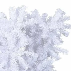 vidaXL Kunstkerstboom met standaard omgekeerd 210 cm wit Best