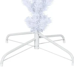 vidaXL Kunstkerstboom met standaard omgekeerd 210 cm wit Best