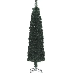 vidaXL Kunstkerstboom met standaard smal 150 cm glasvezel Best