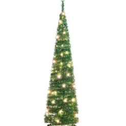 vidaXL Kunstkerstboom pop-up 50 LED's 120 cm groen New