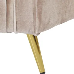 Beliani VIETAS - Fauteuil - Beige - Fluweel Online