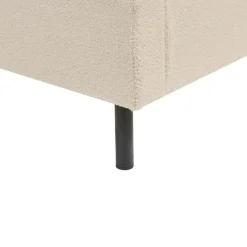 Beliani VILETTE - Tweepersoonsbed - Beige - 180 x 200 cm - Bouclé Discount