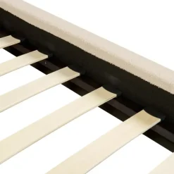 Beliani VILETTE - Tweepersoonsbed - Beige - 140 x 200 cm - Bouclé