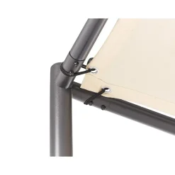 Beliani VIMINO - Tuinpaviljoen - Beige - Staal Clearance