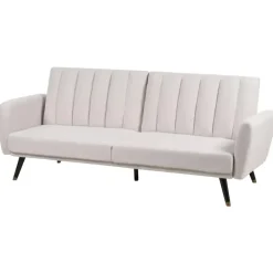 Beliani VIMMERBY - Slaapbank - Beige - Polyester Best