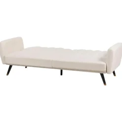 Beliani VIMMERBY - Slaapbank - Lichtbeige - Polyester Hot