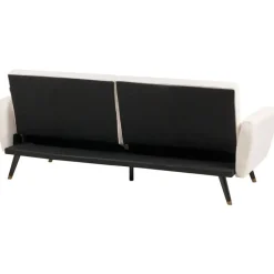 Beliani VIMMERBY - Slaapbank - Lichtbeige - Polyester Hot