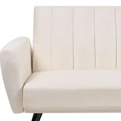 Beliani VIMMERBY - Slaapbank - Lichtbeige - Polyester Hot