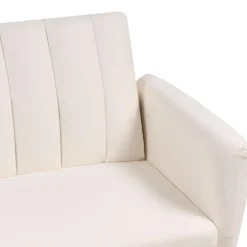 Beliani VIMMERBY - Slaapbank - Lichtbeige - Polyester Hot