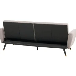 Beliani VIMMERBY - Slaapbank - Lichtbruin - Polyester Discount