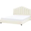 Beliani VINCENNES - Bed - Gebroken wit - 140 x 200 cm - Fluweel Best