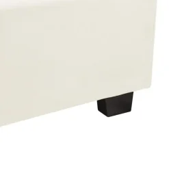 Beliani VINCENNES - Bed - Gebroken wit - 140 x 200 cm - Fluweel Best