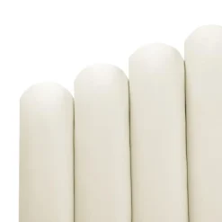 Beliani VINCENNES - Bed - Gebroken wit - 140 x 200 cm - Fluweel Best