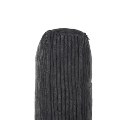 Beliani VIND - Fauteuil - Zwart - Corduroy Discount