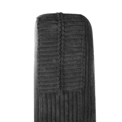 Beliani VIND - Fauteuil - Zwart - Corduroy Discount