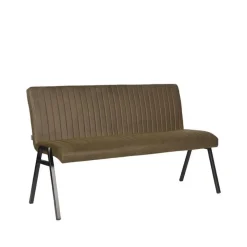 LABEL51 Vine Interior Eetkamerbank Paisley Army green Microvezel 145x62x86 Online