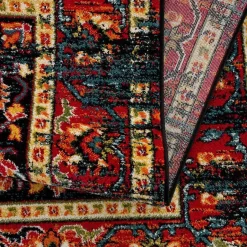 Muratap Vintage Marrakech Vloerkleed Zwart / Multi Laagpolig - 160x230 CM Online