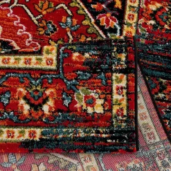 Muratap Vintage Marrakech Vloerkleed Zwart / Multi Laagpolig - 160x230 CM Online