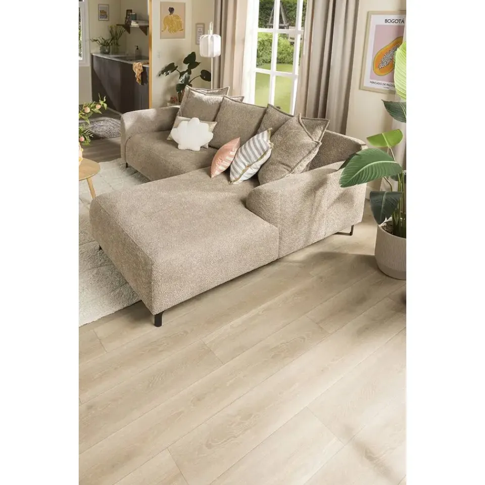 Leen Bakker Vinyl Trendpine - lichtbruin Best