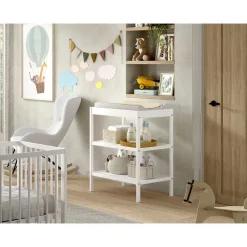 Leen Bakker Vipack commode Dino - 95x53x80 cm - wit Outlet