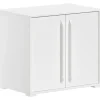 Leen Bakker Vipack commode Sam 2 deuren - 62x43x68 cm - wit Hot