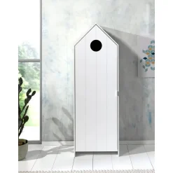 Vipack kledingkast Casimi 1 deurs - wit - 171,5x57,6x37 cm Sale