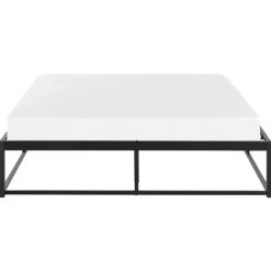 Beliani VIRY - Tweepersoonsbed - Zwart - 140 x 200 cm - Metaal Online