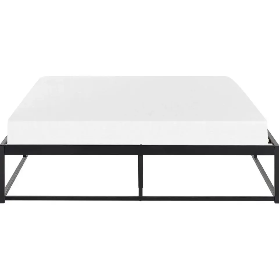 Beliani VIRY - Tweepersoonsbed - Zwart - 140 x 200 cm - Metaal Online