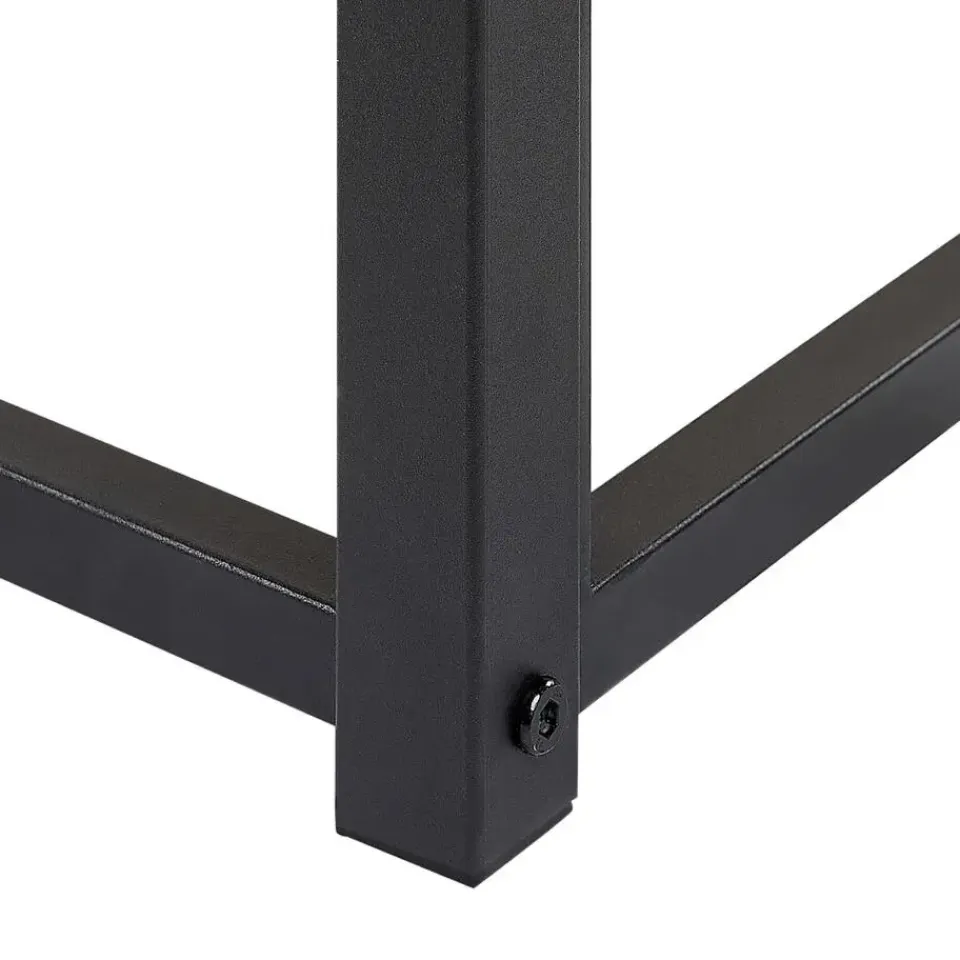 Beliani VIRY - Tweepersoonsbed - Zwart - 140 x 200 cm - Metaal Online