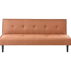 Beliani VISBY - Slaapbank 3-zits - Goudbruin - Polyester Hot