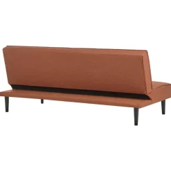 Beliani VISBY - Slaapbank 3-zits - Goudbruin - Polyester Hot