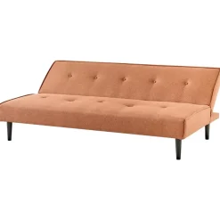 Beliani VISBY - Slaapbank 3-zits - Goudbruin - Polyester Hot