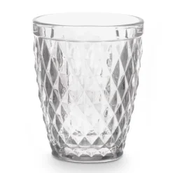 Vivalto Drinkglazen/waterglazen Diamonds - glas - 6x - 250 ml Clearance