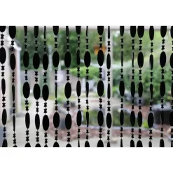 IVOL Vliegengordijn / Deurgordijn - Noah - 90x220 cm - Zwart New