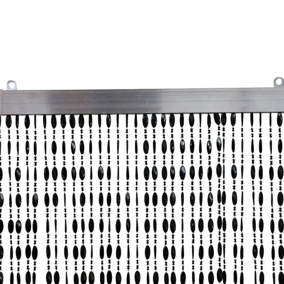 IVOL Vliegengordijn / Deurgordijn - Noah - 90x220 cm - Zwart New