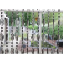 IVOL Vliegengordijn / Deurgordijn - Noah - 90x220 cm - Grijs / Transparant Sale