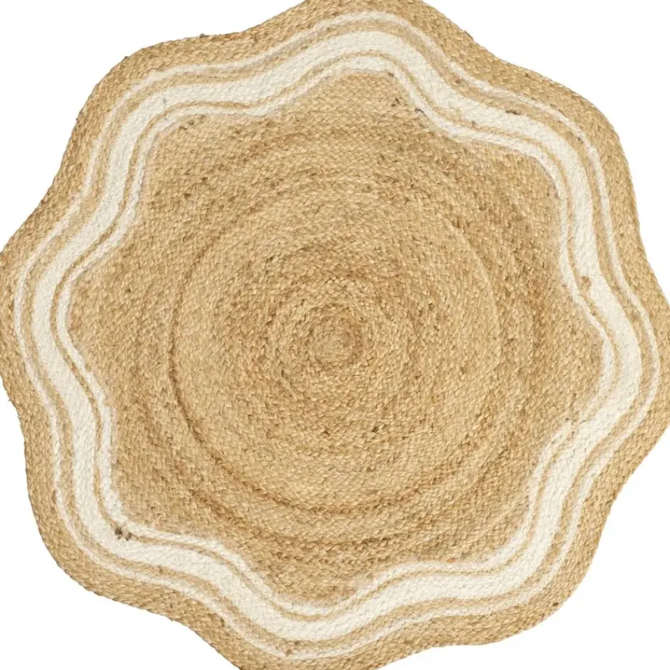 Leen Bakker Vloerkleed Alandi - beige - Ø100 cm Hot