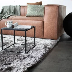 Giga Meubel Vloerkleed Grijs Katoen Polyester - 160x230cm - Olav New