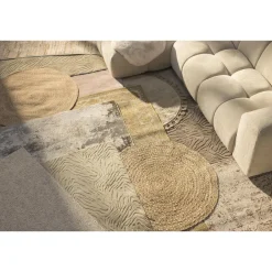 Leen Bakker Vloerkleed Madras - naturel - Ø100 cm Online