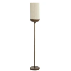 Light & Living Vloerlamp Dania - Crème/Bruin - Ø23x159cm Best