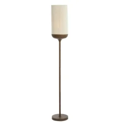 Light & Living Vloerlamp Dania - Crème/Bruin - Ø23x159cm Best
