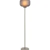 Leen Bakker Vloerlamp Ella taupe E27 - 150x30x30 cm