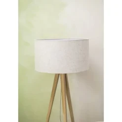 Leen Bakker Vloerlamp Gaia - naturel - Ø50x150 cm